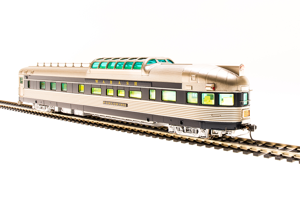 Broadway Limited HO 1154 Wabash Observation Car 1601 W/ Lights