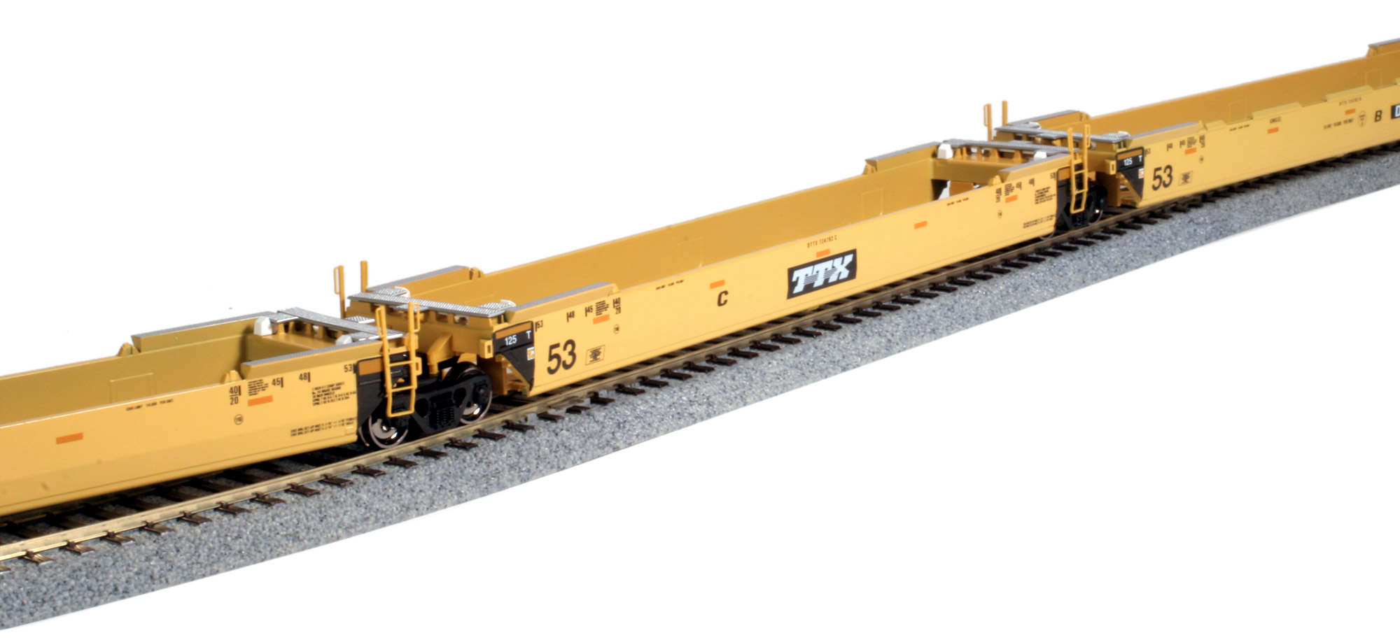 Kato HO Scale 30-9052 TTX Gunderson MAXI-IV Well Car