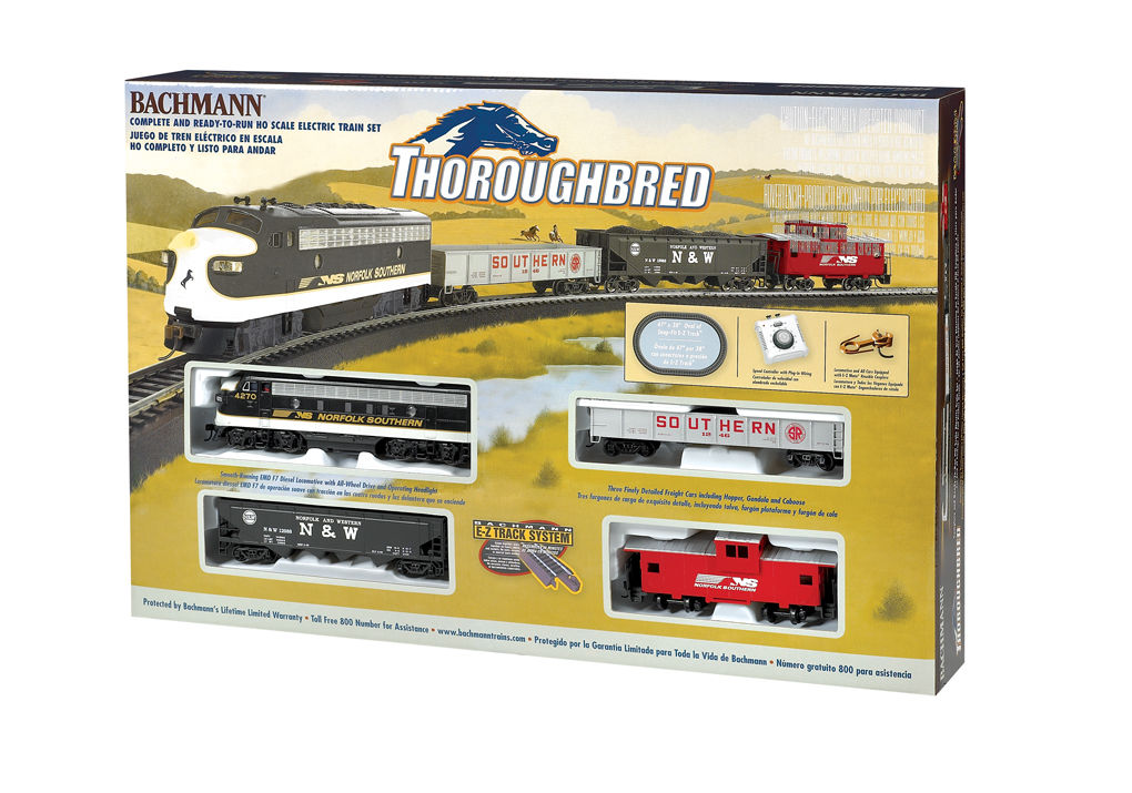 norfolk southern ho scale train set