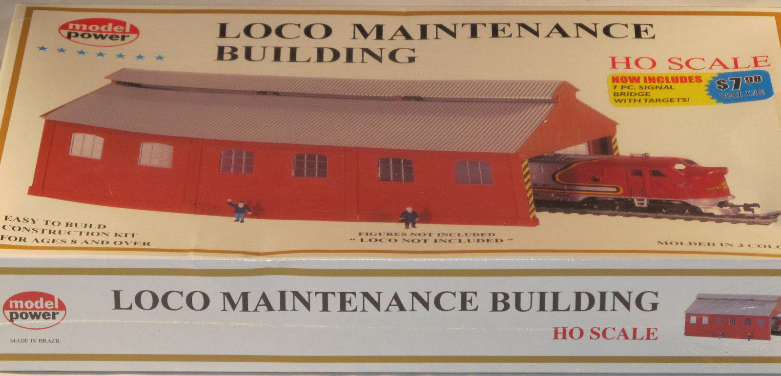 Model Power HO Scale Maintenance Bldg Kit NEW 490553
